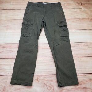 Sonoma Goods For Life Cargo Pants Mens 34x30 Green Flexwear Straight Outdoor